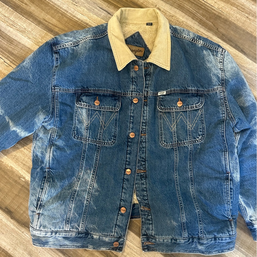 Wrangler Sherpa Lined Jean Jacket